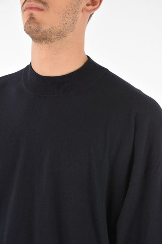 Maglia Maniche Corte in Cotone e Cashmere