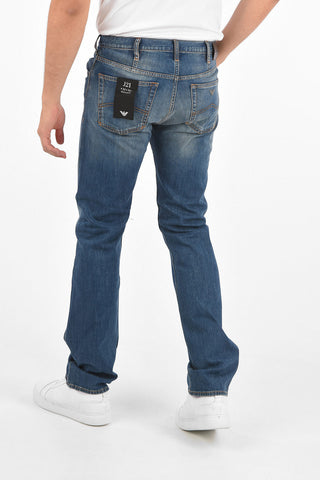 EMPORIO ARMANI 20cm Stretch Denim Jeans