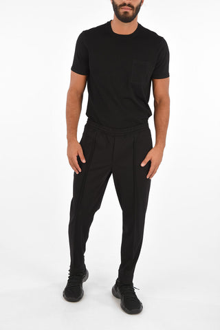 Ankle Zipped Regular Waist Slim Fit Joggers