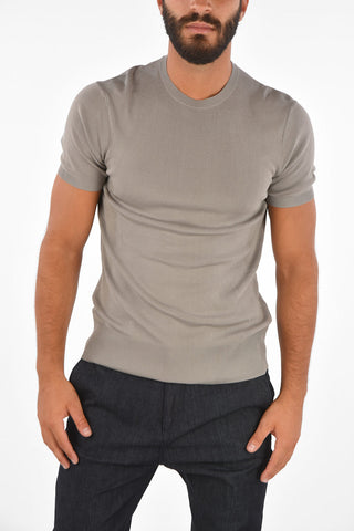 Slim Fit Knit T-Shirt