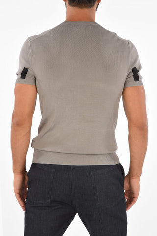 Slim Fit Knit T-Shirt