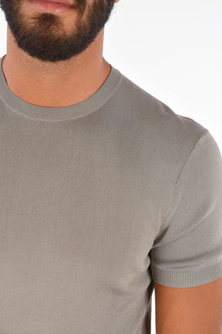 Slim Fit Knit T-Shirt