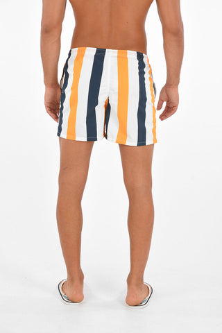Two Pocket Bayader Striped Swimshorts