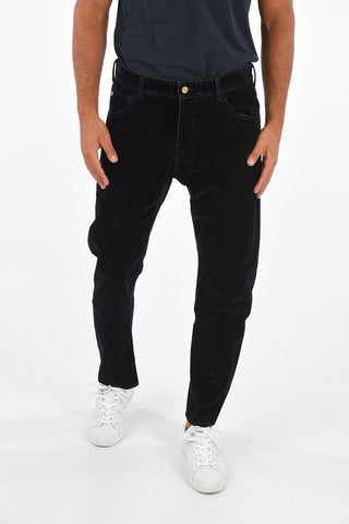 EMPORIO velvet J04 loose pants