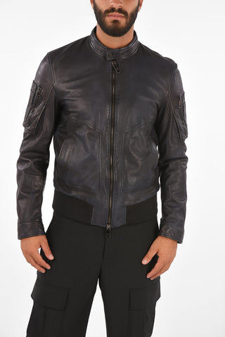 TRAVEL Giubbotto in Pelle INCLINED MA1 Blouson Fit
