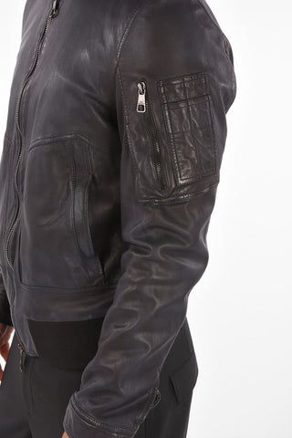 TRAVEL Giubbotto in Pelle INCLINED MA1 Blouson Fit