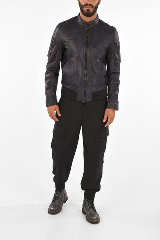 TRAVEL Giubbotto in Pelle INCLINED MA1 Blouson Fit
