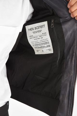 TRAVEL Giubbotto in Pelle INCLINED MA1 Blouson Fit