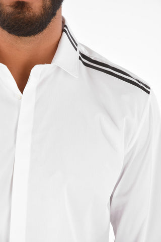 TRAVEL Hidden Closure STRIPE Shirt