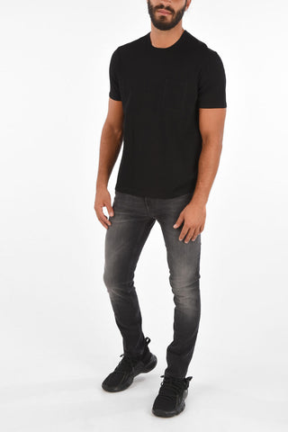 TRAVEL Slim Wide Fit Knit T-Shirt
