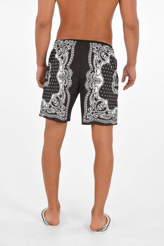 BEACHWEAR Printed Three Pocket Swimshorts