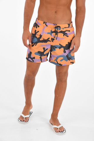 Two Tone Camouflage Three Pocket Swishort