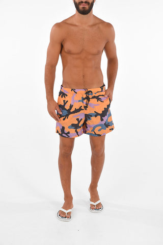 Two Tone Camouflage Three Pocket Swishort