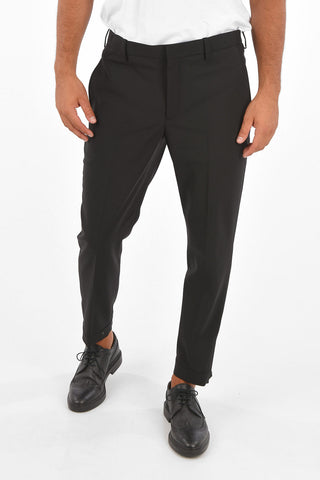 TRAVEL Regular Waist ZIP-HEM Slim Fit Pants