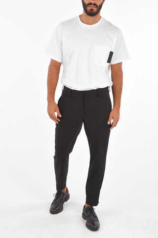 TRAVEL Regular Waist ZIP-HEM Slim Fit Pants