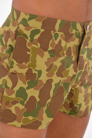 Two Pocket Camouflage Swimshorts