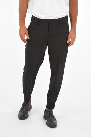 Elastc Ankle Band Low-Waist Pants