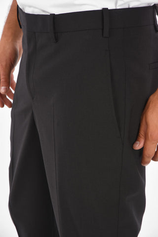 Elastc Ankle Band Low-Waist Pants