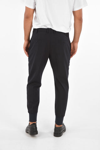 Elastc Ankle Band Low-Waist Pants