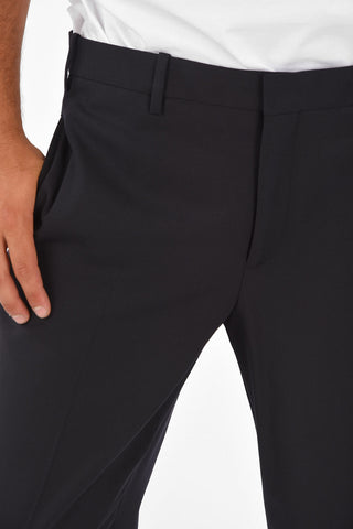 Elastc Ankle Band Low-Waist Pants