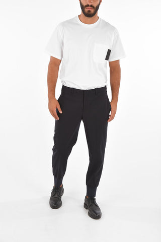 Elastc Ankle Band Low-Waist Pants