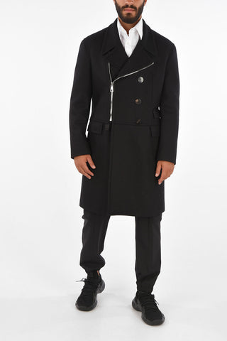 TRAVEL Double-Breasted Slim Fit Coat