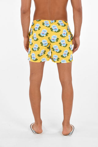 Drawstring Printed Swimshorts
