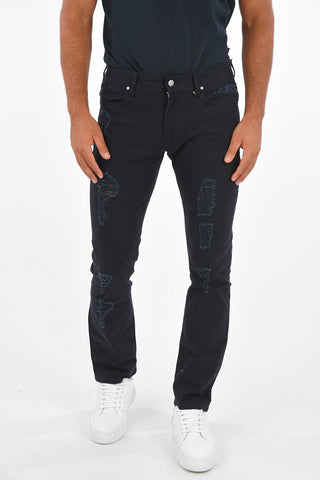 ARMANI EXCHANGE 18cm vintage effect slim fit jeans