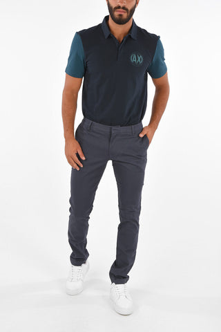 ARMANI EXCHANGE stretch cotton slim fit chinos