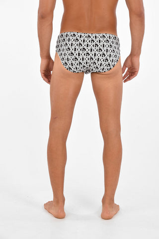 Logo Printed Swim Brief