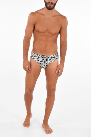 Logo Printed Swim Brief