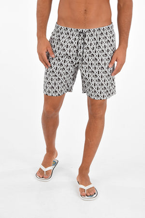 BEACHWEAR Monogram Printed Three Pocket Swimshorts