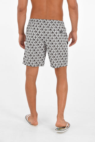 BEACHWEAR Costume a Tre Tasche Stampato Monogram