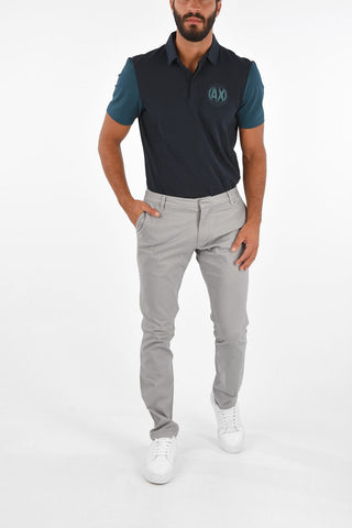 ARMANI EXCHANGE stretch cotton slim fit chinos