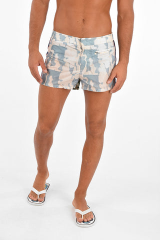 Zipped Pocket Double-Face Swimshorts