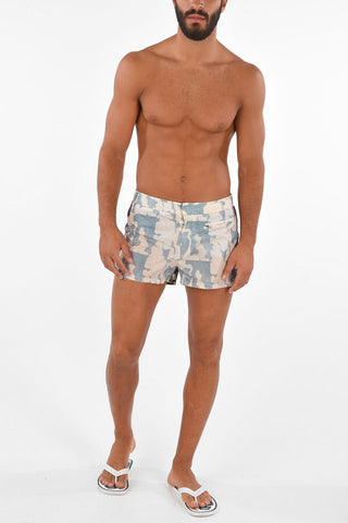 Zipped Pocket Double-Face Swimshorts