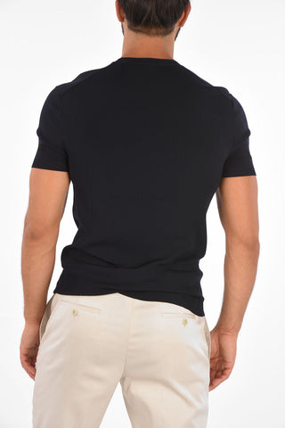 Slim Fit Knit T-Shirt