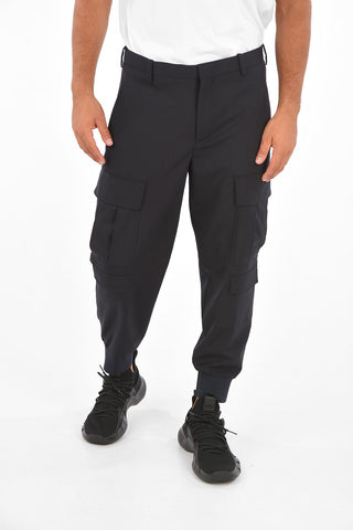 Pantaloni Cargo Slouch Fit a Vita Bassa