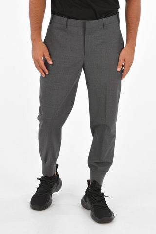 Elastc Ankle Band Low-Waist Pants