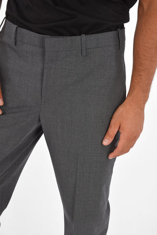 Elastc Ankle Band Low-Waist Pants