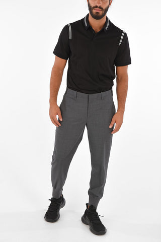 Elastc Ankle Band Low-Waist Pants