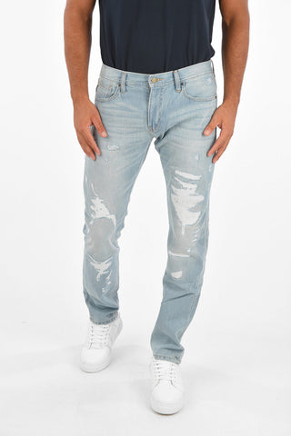 ARMANI EXCHANGE 17cm vintage effect slim fit jeans
