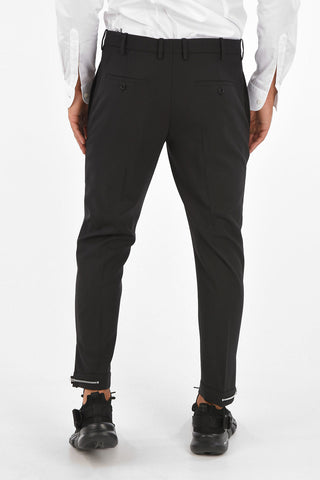 Regular Waist TRAVEL ZIP-HEM Slim Fit Pants