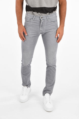 EMPORIO corduroy J06 slim fit pants L.34