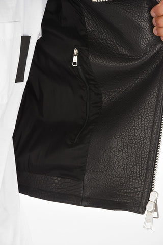 Giubbotto Biker Skinny Fit in Pelle
