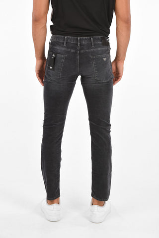 EMPORIO corduroy J06 slim fit pants L.32