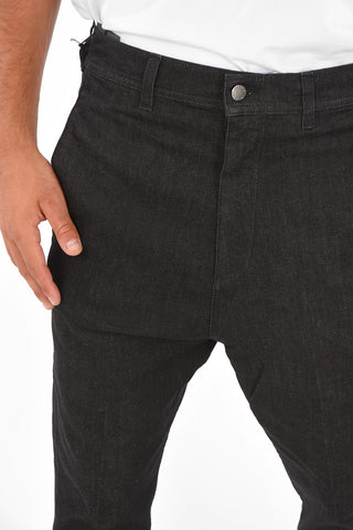 Cuffed Hem Dropped Crotch Jeans 16 Cm