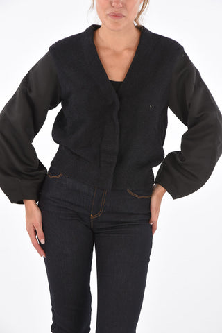 ARMANI EXCHANGE Snap Button Cropped Cardigan