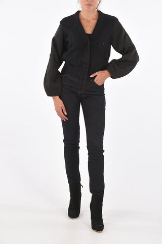 ARMANI EXCHANGE Snap Button Cropped Cardigan
