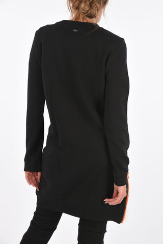 ARMANI EXCHANGE Side Zip Sweater Dress
